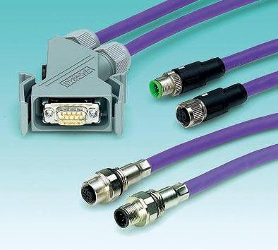 圖1 現(xiàn)場(chǎng)總線連接器利用一進(jìn)、一出兩個(gè)通道和可開關(guān)控制的終端電阻，可構(gòu)成線性結(jié)構(gòu)的網(wǎng)絡(luò)