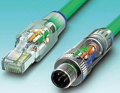 圖3 按入電纜芯、剪斷，且蓋好防護(hù)蓋：無論是RJ45還是M12連接器，它們都能夠?qū)崿F(xiàn)快速且可靠的安裝