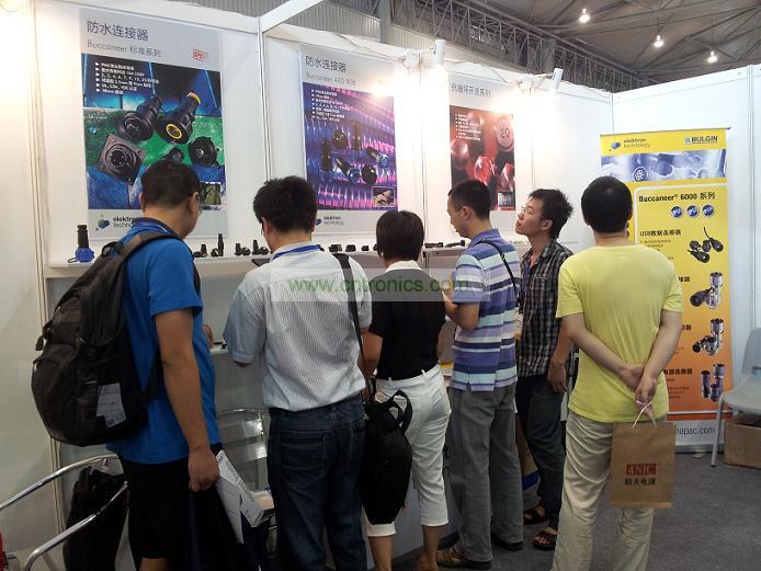 Elektron攜工業(yè)防水連接器連接現身中國(成都)電子展 