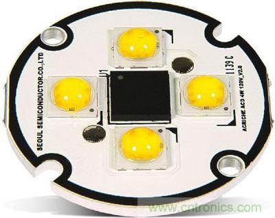 Acrich2　ACLED在LED數(shù)量增加、亮度表現(xiàn)提升，可直接AC電源驅(qū)動，簡省驅(qū)動電路設(shè)計空間與成本
