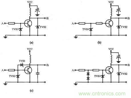 圖3:基于TVS晶體管保護(hù)電路實(shí)例