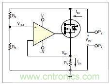 圖1：MOSFET的電阻變化，功能上像是一只可變電阻