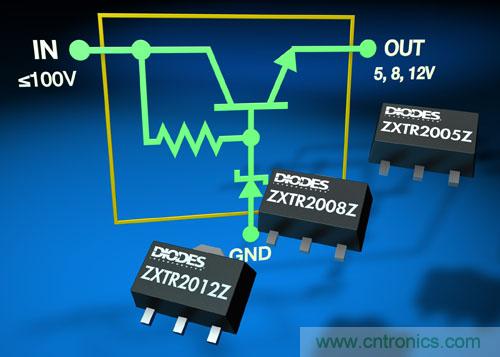  Diodes全新集成高壓穩(wěn)壓器晶體管，顯著提升功率密度和減少器件數(shù)量