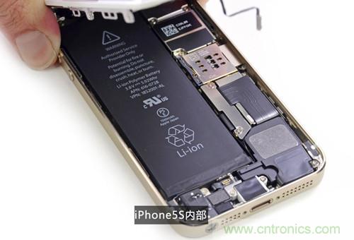 土豪金iPhone 5S拆解：內部結構升級，維修難度增加
