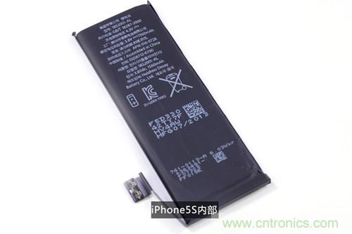 土豪金iPhone 5S拆解：內部結構升級，維修難度增加