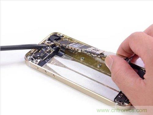 土豪金iPhone 5S拆解：內部結構升級，維修難度增加