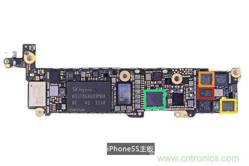 土豪金iPhone 5S拆解：內部結構升級，維修難度增加