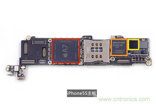 土豪金iPhone 5S拆解：內部結構升級，維修難度增加