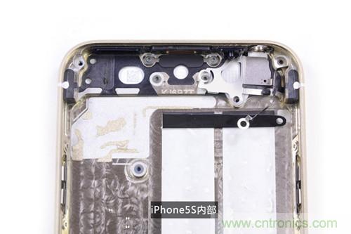 土豪金iPhone 5S拆解：內部結構升級，維修難度增加