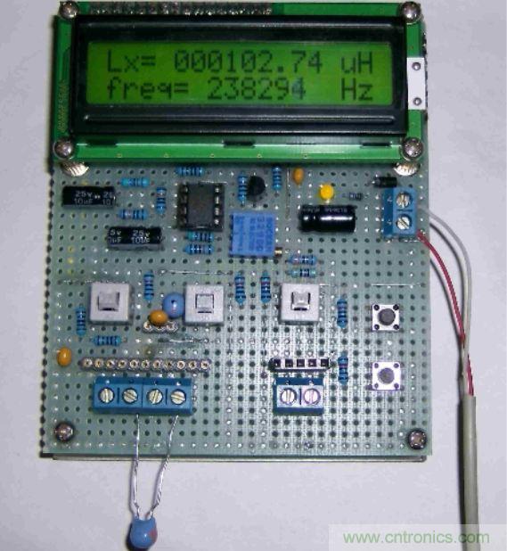 DIY集電容、電感和頻率為一體的測(cè)量?jī)x器