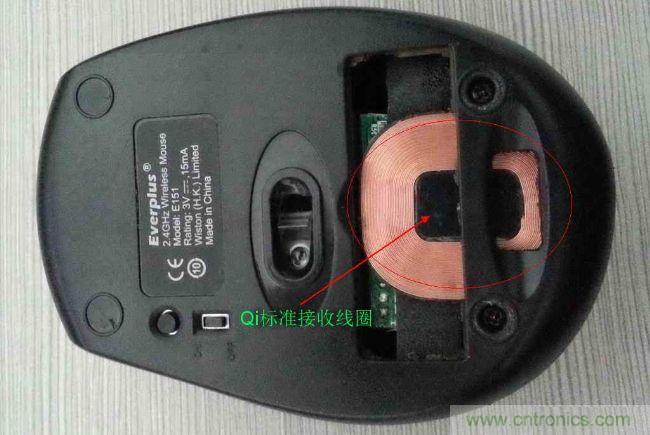 廢物利用，改裝Qi無線充電鼠標