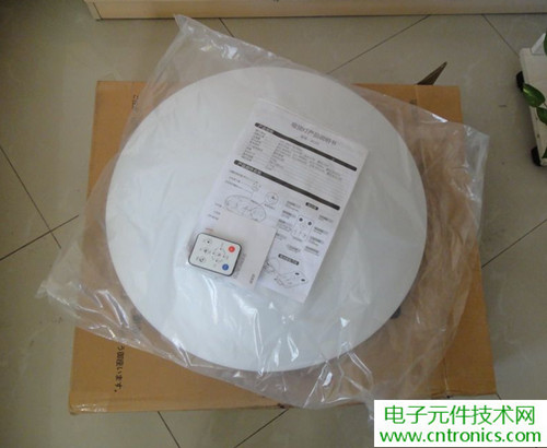 高端大氣上檔次！智能遙控調(diào)光LED吸頂燈拆解