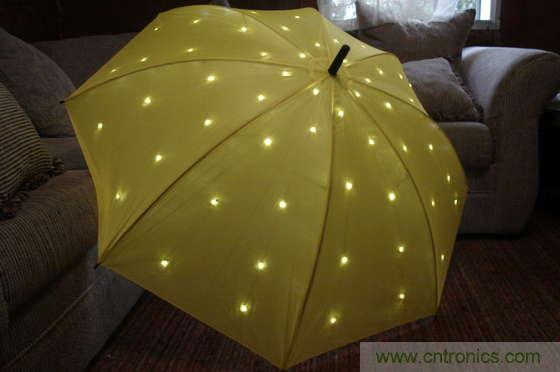 創(chuàng)意DIY！送女朋友的絕妙禮物，LED星光傘！