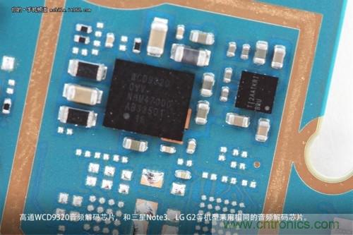 WCD9320音頻解碼芯片，和Note 3以及G2上采用的一模一樣