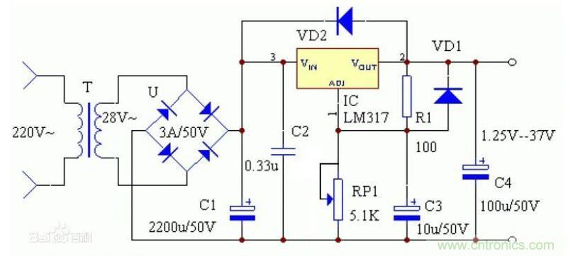 網(wǎng)友分享:DIY一個(gè)LM317 可調(diào)穩(wěn)壓電源