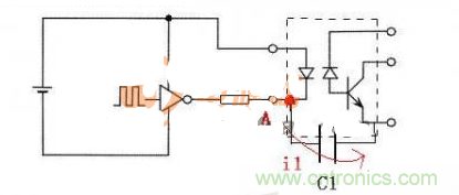 光耦電路中，限流電阻位置有什么影響？