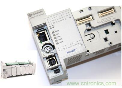 圖1：Allen-Bradley Micro850可編程邏輯控制器(PLC)的價(jià)格約為500美元，是高度堅(jiān)固、可配置、隔離性和易用性方面的標(biāo)桿，盡管有PC/嵌入式計(jì)算設(shè)備的競爭，仍在工廠自動(dòng)化領(lǐng)域中保持著強(qiáng)勢地位。