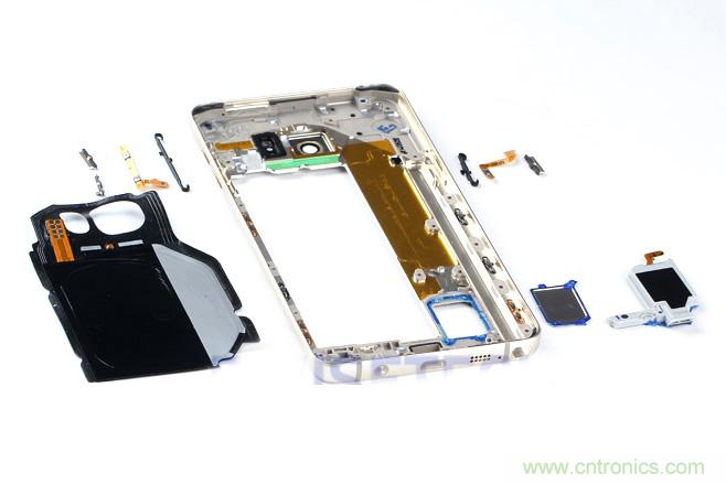 Galaxy Note5拆解，與S系列差距日漸模糊