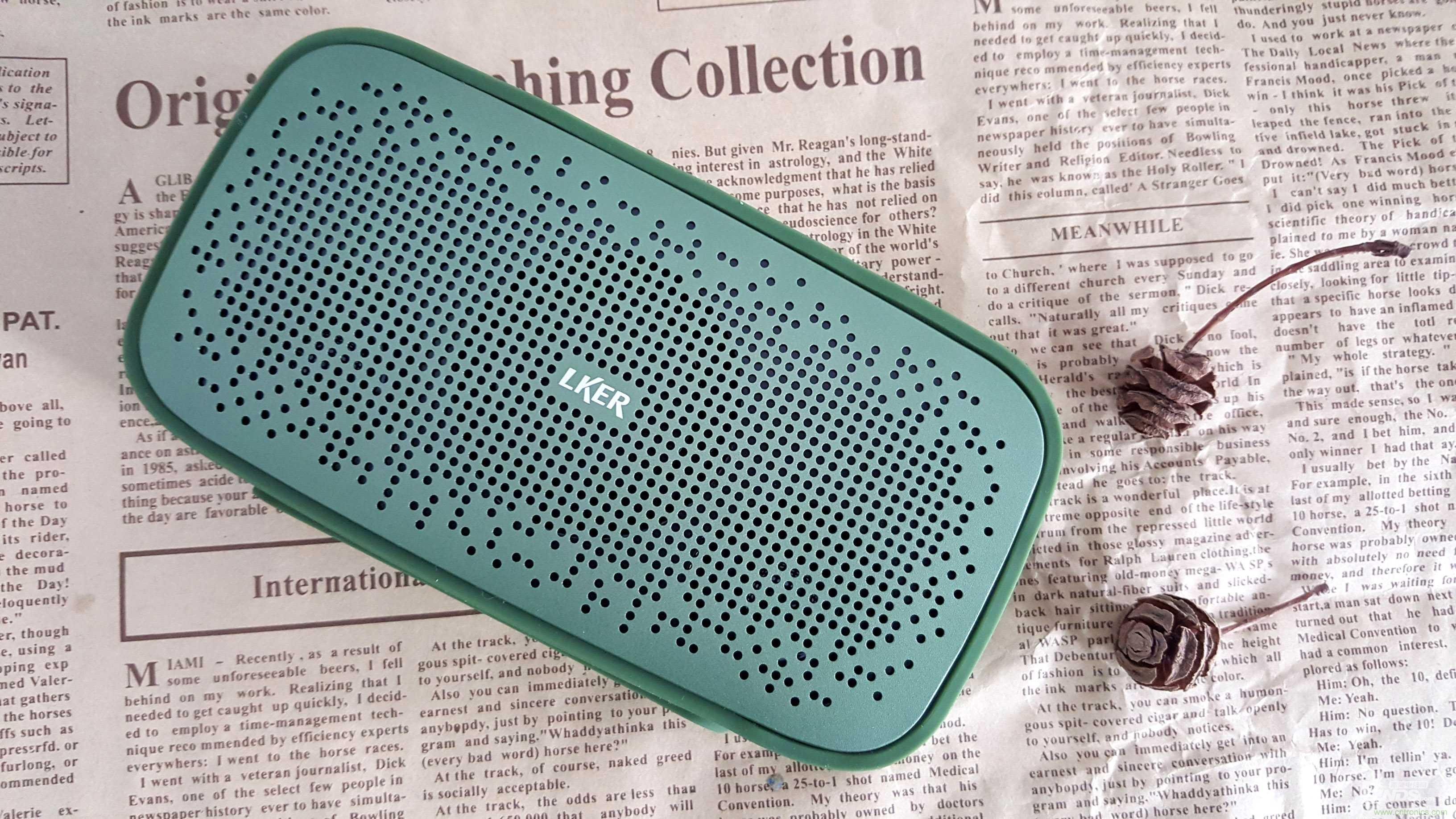 搞怪&ldquo;美人魚&rdquo;盡享靈克藍(lán)牙音箱的天籟之音！