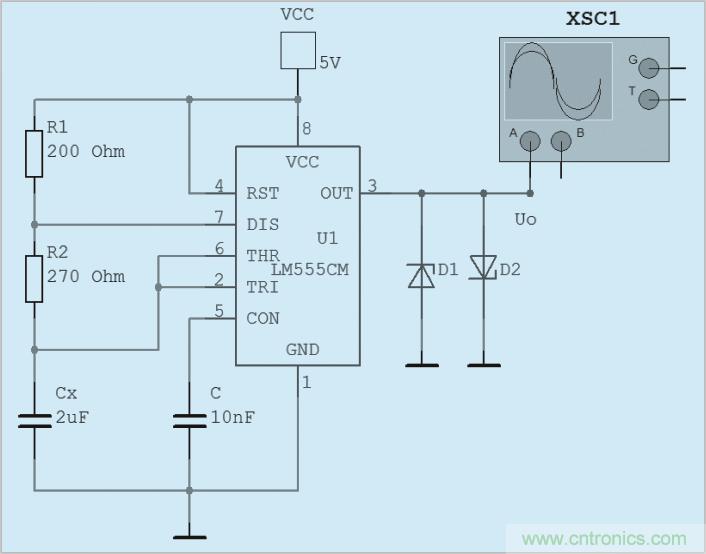 用555定時(shí)器如何設(shè)計(jì)電容測(cè)試儀？