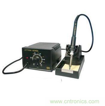 【導(dǎo)讀】電烙鐵作為電子工程師最常用的焊接工具，用好電烙鐵將會(huì)為我們的工作節(jié)省不少的時(shí)間。本文將通過(guò)準(zhǔn)備工作、焊前處理、焊接技術(shù)對(duì)電烙鐵的使用進(jìn)行詳細(xì)說(shuō)明，當(dāng)然還有非常關(guān)鍵的焊接技巧。  　　一、準(zhǔn)備工作  　　1.新烙鐵使用前，應(yīng)用細(xì)砂紙將烙鐵頭打光亮，通電燒熱，蘸上松香后用烙鐵頭刃面接觸焊錫絲，使烙鐵頭上均勻地鍍上一層錫。這樣做，可以便于焊接和防止烙鐵頭表面氧化。舊的烙鐵頭如嚴(yán)重氧化而發(fā)黑，可用鋼挫挫去表層氧化物，使其露出金屬光澤后，重新鍍錫，才能使用。 1 　　電烙鐵要用220V交流電源，使用時(shí)要特別注意安全。應(yīng)認(rèn)真做到以下幾點(diǎn)：  　　電烙鐵插頭最好使用三極插頭。要使外殼妥善接地。  　　使用前，應(yīng)認(rèn)真檢查電源插頭、電源線有無(wú)損壞。并檢查烙鐵頭是否松動(dòng)。  　　電烙鐵使用中，不能用力敲擊。要防止跌落。烙鐵頭上焊錫過(guò)多時(shí)，可用布擦掉。不可亂甩，以防燙傷他人。  　　焊接過(guò)程中，烙鐵不能到處亂放。不焊時(shí)，應(yīng)放在烙鐵架上。注意電源線不可搭在烙鐵頭上，以防燙壞絕緣層而發(fā)生事故。  　　使用結(jié)束后，應(yīng)及時(shí)切斷電源，拔下電源插頭。冷卻后，再將電烙鐵收回工具箱。  　　2、焊錫和助焊劑  　　焊接時(shí)，還需要焊錫和助焊劑。  　?。?）焊錫：焊接電子元件，一般采用有松香芯的焊錫絲。這種焊錫絲，熔點(diǎn)較低，而且內(nèi)含松香助焊劑，使用極為方便。  　　（2）助焊劑：常用的助焊劑是松香或松香水（將松香溶于酒精中）。使用助焊劑，可以幫助清除金屬表面的氧化物，利于焊接，又可保護(hù)烙鐵頭。焊接較大元件或?qū)Ь€時(shí)，也可采用焊錫膏。但它有一定腐蝕性，焊接后應(yīng)及時(shí)清除殘留物。  　　3、輔助工具  　　為了方便焊接操作常采用尖嘴鉗、偏口鉗、鑷子和小刀等做為輔助工具。應(yīng)學(xué)會(huì)正確使用這些工具。  　　尖嘴鉗 偏口鉗 鑷子 小刀 　　二、焊前處理  　　焊接前，應(yīng)對(duì)元件引腳或電路板的焊接部位進(jìn)行焊前處理。  　　1、清除焊接部位的氧化層  　　可用斷鋸條制成小刀。刮去金屬引線表面的氧化層，使引腳露出金屬光澤。  　　印刷電路板可用細(xì)紗紙將銅箔打光后，涂上一層松香酒精溶液。  　　2、元件鍍錫  　　在刮凈的引線上鍍錫。可將引線蘸一下松香酒精溶液后，將帶錫的熱烙鐵頭壓在引線上，并轉(zhuǎn)動(dòng)引線。即可使引線均勻地鍍上一層很薄的錫層。導(dǎo)線焊接前，應(yīng)將絕緣外皮剝?nèi)ィ俳?jīng)過(guò)上面兩項(xiàng)處理，才能正式焊接。若是多股金屬絲的導(dǎo)線，打光后應(yīng)先擰在一起，然后再鍍錫。  　　刮去氧化層 均勻鍍上一層錫 　　三、焊接技術(shù)  　　做好焊前處理之后，就可正式進(jìn)行焊接。  　　1、焊接方法。  　　焊接 檢查 剪短  　　（1）右手持電烙鐵。左手用尖嘴鉗或鑷子夾持元件或?qū)Ь€。焊接前，電烙鐵要充分預(yù)熱。烙鐵頭刃面上要吃錫，即帶上一定量焊錫。  　?。?）將烙鐵頭刃面緊貼在焊點(diǎn)處。電烙鐵與水平面大約成60℃角。以便于熔化的錫從烙鐵頭上流到焊點(diǎn)上。烙鐵頭在焊點(diǎn)處停留的時(shí)間控制在2～3秒鐘。  　?。?）抬開(kāi)烙鐵頭。左手仍持元件不動(dòng)。待焊點(diǎn)處的錫冷卻凝固后，才可松開(kāi)左手。  　　（4）用鑷子轉(zhuǎn)動(dòng)引線，確認(rèn)不松動(dòng)，然后可用偏口鉗剪去多余的引線。  　　2、焊接質(zhì)量  　　焊接時(shí)，要保證每個(gè)焊點(diǎn)焊接牢固、接觸良好。要保證焊接質(zhì)量。  　　良好的焊點(diǎn)應(yīng)是錫點(diǎn)光亮，圓滑而無(wú)毛刺，錫量適中。錫和被焊物融合牢固。不應(yīng)有虛焊和假焊。  　　虛焊是焊點(diǎn)處只有少量錫焊住，造成接觸不良，時(shí)通時(shí)斷。假焊是指表面上好像焊住了，但實(shí)際上并沒(méi)有焊上，有時(shí)用手一拔，引線就可以從焊點(diǎn)中拔出。這兩種情況將給電子制作的調(diào)試和檢修帶來(lái)極大的困難。只有經(jīng)過(guò)大量的、認(rèn)真的焊接實(shí)踐，才能避免這兩種情況。  　　焊接電路板時(shí)，一定要控制好時(shí)間。太長(zhǎng)，電路板將被燒焦，或造成銅箔脫落。從電路板上拆卸元件時(shí)，可將電烙鐵頭貼在焊點(diǎn)上，待焊點(diǎn)上的錫熔化后，將元件拔出。  　　焊接時(shí)候助焊劑（松香和焊油）是關(guān)鍵，新鮮的松香和無(wú)腐蝕性的焊油可以幫助你很好的完成焊接，而且可以讓表面光潔漂亮，使用的時(shí)候可以多用點(diǎn)助焊劑  焊接技巧也是關(guān)鍵  　　在維修制作過(guò)程中，焊接工作是必不可少的。它不但要求將元件固定在電路板上，而且要求焊點(diǎn)必須牢固、圓滑，所以焊接技術(shù)的好壞直接影響到電子制作的成功與否，因此焊接技術(shù)是每一個(gè)電子制作愛(ài)好者必須掌握的基本功，現(xiàn)在將焊接的要點(diǎn)介紹一下：  　　1. 電烙鐵的選擇  　　電烙鐵的功率應(yīng)由焊接點(diǎn)的大小決定，焊點(diǎn)的面積大，焊點(diǎn)的散熱速度也快，所以選用的電烙鐵功率也應(yīng)該大些。一般電烙鐵的功率有20W 25W 30W 35W 50W 等等。選用30W左右的功率比較合適。  　　電烙鐵經(jīng)過(guò)長(zhǎng)時(shí)間使用后，烙鐵頭部會(huì)生成一層氧化物，這時(shí)它就不容易吃錫，這時(shí)可以用銼刀銼掉氧化層，將烙鐵通電后等烙鐵頭部微熱時(shí)插入松香，涂上焊錫即可繼續(xù)使用，新買(mǎi)來(lái)的電烙鐵也必須先上錫然后才能使用。  　　2. 焊錫和助焊劑  　　選用低熔點(diǎn)的焊錫絲和沒(méi)有腐蝕性的助焊劑，比如松香，不宜采用工業(yè)焊錫和有腐蝕性的酸性焊油，最好采用含有松香的焊錫絲，使用起來(lái)非常方便。  　　3． 焊接方法  　　元件必須清潔和鍍錫，電子元件在保存中，由于空氣氧化的作用，元件引腳上附有一層氧化膜，同時(shí)還有其它污垢，焊接前可用小刀刮掉氧化膜，并且立即涂上一層焊錫（俗稱(chēng)搪錫），然后再進(jìn)行焊接。經(jīng)過(guò)上述處理后元件容易焊牢，不容易出現(xiàn)虛焊現(xiàn)象。 焊接的溫度和焊接的時(shí)間  　　焊接時(shí)應(yīng)使電烙鐵的溫度高于焊錫的溫度，但也不能太高，以烙鐵頭接觸松香剛剛冒煙為好。焊接時(shí)間太短，焊點(diǎn)的溫度過(guò)低，焊點(diǎn)融化不充分，焊點(diǎn)粗糙容易造成虛焊，反之焊接時(shí)間過(guò)長(zhǎng)，焊錫容易流淌，并且容易使元件過(guò)熱損壞元件。  　　焊接點(diǎn)的上錫數(shù)量  　　焊接點(diǎn)上的焊錫數(shù)量不能太少，太少了焊接不牢，機(jī)械強(qiáng)度也太差。而太多容易造成外觀一大堆而內(nèi)部未接通。焊錫應(yīng)該剛好將焊接點(diǎn)上的元件引腳全部浸沒(méi)，輪廓隱約可見(jiàn)為好。  　　注意烙鐵和焊接點(diǎn)的位置  　　初學(xué)者在焊接時(shí)，一般將電烙鐵在焊接處來(lái)回移動(dòng)或者用力擠壓，這種方法是錯(cuò)誤的。正確的方法是用電烙鐵的搪錫面去接觸焊接點(diǎn)，這樣傳熱面積大，焊接速度快。  　　4.焊接后的檢查  　　焊接結(jié)束后必須檢查有無(wú)漏焊、虛焊以及由于焊錫流淌造成的元件短路。虛焊較難發(fā)現(xiàn)，可用鑷子夾住元件引腳輕輕拉動(dòng)，如發(fā)現(xiàn)搖動(dòng)應(yīng)立即補(bǔ)焊  　　電烙鐵的基本使用方法之二：  　　電烙鐵是電子焊接中最常用的工具，作用是將電能轉(zhuǎn)換成熱能對(duì)焊接點(diǎn)部位進(jìn)行加熱焊接，其是否成功很大一部分是看對(duì)它的操控怎么樣了，因此某種角度上來(lái)說(shuō)電烙鐵的使用依靠的是一種手法感覺(jué)。  　　一般來(lái)說(shuō)，電烙鐵的功率越大，熱量越大，烙鐵頭的溫度也就越高。一般的晶體管、集成電路電子元器件焊接選用20W的內(nèi)熱式電烙鐵足夠了，功率過(guò)大容易燒壞元件，因?yàn)槎O管、三極管結(jié)點(diǎn)溫度超過(guò) 200℃就會(huì)燒壞。但以搭棚焊為主的膽機(jī)制作中，電烙鐵功率要大些，可在35W-45W中選擇，甚至可以更大。  　　值得注意的是，線路焊接時(shí)，時(shí)間不能太長(zhǎng)也不能太短，時(shí)間過(guò)長(zhǎng)也容易損壞，而時(shí)間太短焊錫則不能充分融化，造成焊點(diǎn)不光滑不牢固，還可能產(chǎn)生虛焊，一般來(lái)說(shuō)最恰當(dāng)?shù)臅r(shí)間必須在1.5s～4s內(nèi)完成。  　　焊錫是一種易熔金屬，最常用的一般是焊錫絲。焊錫的作用是使元件引腳與印刷電路板的連接點(diǎn)連接在一起，焊錫的選擇對(duì)焊接質(zhì)量有很大的影響?，F(xiàn)在最常用的一般是含松香焊錫絲，但細(xì)分起來(lái)也頗有講究，其中真正不摻水份的含銀焊錫絲當(dāng)然是上等品了。  　　另外值得一提的是吸錫器，其對(duì)于新手來(lái)說(shuō)十分實(shí)用，初次使用電烙鐵總是容易將焊錫弄得到處都是，吸錫器則可以幫你把電路板上多余的焊錫處理掉。另外，吸錫器在拆除多腳集成電路器件時(shí)十分奏效有用，它能將焊點(diǎn)全部吸掉，而對(duì)于能熟練使用烙鐵的人來(lái)說(shuō)就完全沒(méi)有必要了，用烙鐵完全可以代替其功能，將焊點(diǎn)熔掉就可以很容易的將元件取出。  　　焊接前，應(yīng)對(duì)元件引腳或電路板的焊接部位進(jìn)行焊前處理。  　　清除焊接部位的氧化層----可用斷鋸條制成小刀，刮去金屬引線表面的氧化層，使引腳露出金屬光澤。印刷電路板可用細(xì)紗紙將銅箔打光后，涂上一層松香酒精溶液。  　　元件鍍錫----在刮凈的引線上鍍錫?？蓪⒁€蘸一下松香酒精溶液后，將帶錫的熱烙鐵頭壓在引線上，并轉(zhuǎn)動(dòng)引線。即可使引線均勻地鍍上一層很薄的錫層。導(dǎo)線焊接前，應(yīng)將絕緣外皮剝?nèi)?，再?jīng)過(guò)上面兩項(xiàng)處理，才能正式焊接。若是多股金屬絲的導(dǎo)線，打光后應(yīng)先擰在一起，然后再鍍錫。  　　做好焊前處理之后，就可正式進(jìn)行焊接∶  　?。?）右手持電烙鐵。左手用尖嘴鉗或鑷子夾持元件或?qū)Ь€。焊接前，電烙鐵要充分預(yù)熱。烙鐵頭刃面上要吃錫，即帶上一定量焊錫。  　　（2）將烙鐵頭刃面緊貼在焊點(diǎn)處。電烙鐵與水平面大約成60℃角。以便于熔化的錫從烙鐵頭上流到焊點(diǎn)上。烙鐵頭在焊點(diǎn)處停留的時(shí)間控制在2～3秒鐘。  　?。?）抬開(kāi)烙鐵頭。左手仍持元件不動(dòng)。待焊點(diǎn)處的錫冷卻凝固后，才可松開(kāi)左手。  　?。?）用鑷子轉(zhuǎn)動(dòng)引線，確認(rèn)不松動(dòng)，然后可用偏口鉗剪去多余的引線。  　　焊接質(zhì)量-----焊接時(shí)，要保證每個(gè)焊點(diǎn)焊接牢固、接觸良好。要保證焊接質(zhì)量，其典型特征是錫點(diǎn)光亮，圓滑而無(wú)毛刺，錫量適中。錫和被焊物融合牢固，不應(yīng)有虛焊和假焊。  　　虛焊是焊點(diǎn)處只有少量錫焊住，造成接觸不良，時(shí)通時(shí)斷。假焊是指表面上好像焊住了，但實(shí)際上并沒(méi)有焊上，有時(shí)用手一拔，引線就可以從焊點(diǎn)中拔出。  　　焊接電路板時(shí)，一定要控制好時(shí)間。太長(zhǎng)，電路板將被燒焦，或造成銅箔脫落。從電路板上拆卸元件時(shí)，可將電烙鐵頭貼在焊點(diǎn)上，待焊點(diǎn)上的錫熔化后，將元件拔出。  　　如何拆換元件------其實(shí)拆換元件再簡(jiǎn)單不過(guò)了，用吸焊器很容易就能完成，將元件管腳上的焊錫全部吸掉，這里告訴大家一個(gè)小訣竅，現(xiàn)在的電路板大多做工精細(xì)，焊錫使用很少，很難熔掉，那么我們可以加點(diǎn)焊錫在管腳上再去利用吸焊器就容易多了。  　　另一個(gè)方法就是前面提到的，直接使用電烙鐵熔掉焊錫，但這樣就存在不小的危險(xiǎn)性，既要小心焊點(diǎn)沒(méi)完全被熔掉，又怕接觸的太久燒壞元件。常用的方法是在加溫的時(shí)候就用鑷子夾住元件外拉，當(dāng)溫度達(dá)到時(shí)，元件就會(huì)被拉出，但切記不要太用力了，否則管腳斷在焊錫中就麻煩了。  　　當(dāng)然，為保險(xiǎn)起見(jiàn)，兩種方法結(jié)合起來(lái)使用是再好不過(guò)了，因?yàn)橛袝r(shí)由于元件插孔太小，吸焊很難被吸干凈，此時(shí)撤走吸焊器就會(huì)粘住，故可以用電烙鐵加熱取掉。  　　焊接其實(shí)并沒(méi)那么可怕，或許對(duì)新手來(lái)說(shuō)，初試比較難以掌握，然而練得多也就自然熟練了。總之，對(duì)于喜愛(ài)動(dòng)手的發(fā)燒友來(lái)說(shuō)，只要你多多實(shí)踐那么掌握其中的竅門(mén)是早晚的事。