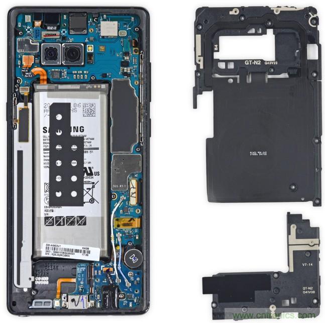 三星Note 8拆解，模塊化+分離式設(shè)計(jì)成趨勢(shì)？