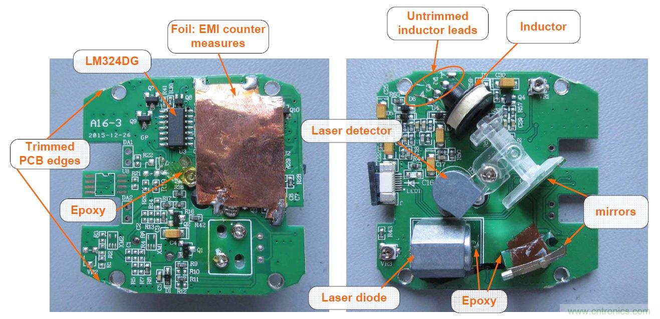 拆解45美元的藍(lán)牙無線條碼掃描槍，發(fā)現(xiàn)里面鏡中有鏡