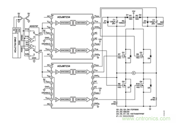 實(shí)驗(yàn)室電路系列:隔離全橋驅(qū)動電路