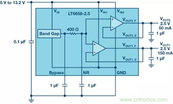 可驅動電流的高精度基準電壓源，它是這樣的……