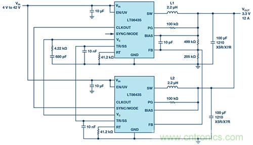 42 V、6 A（峰值7 A）、超低EMI輻射、高效率降壓型穩(wěn)壓器