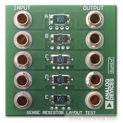 改進(jìn)低值分流電阻的焊盤(pán)布局，優(yōu)化高電流檢測(cè)精度