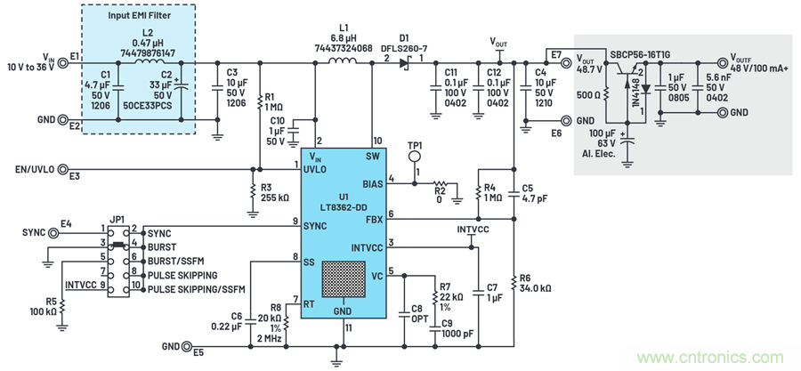 讓我們做一個超低噪聲、48 V、幻像麥克風電源怎么樣？