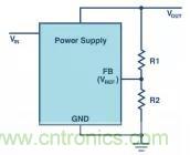 如何使用電源設計中的分壓器調節(jié)輸出電壓？