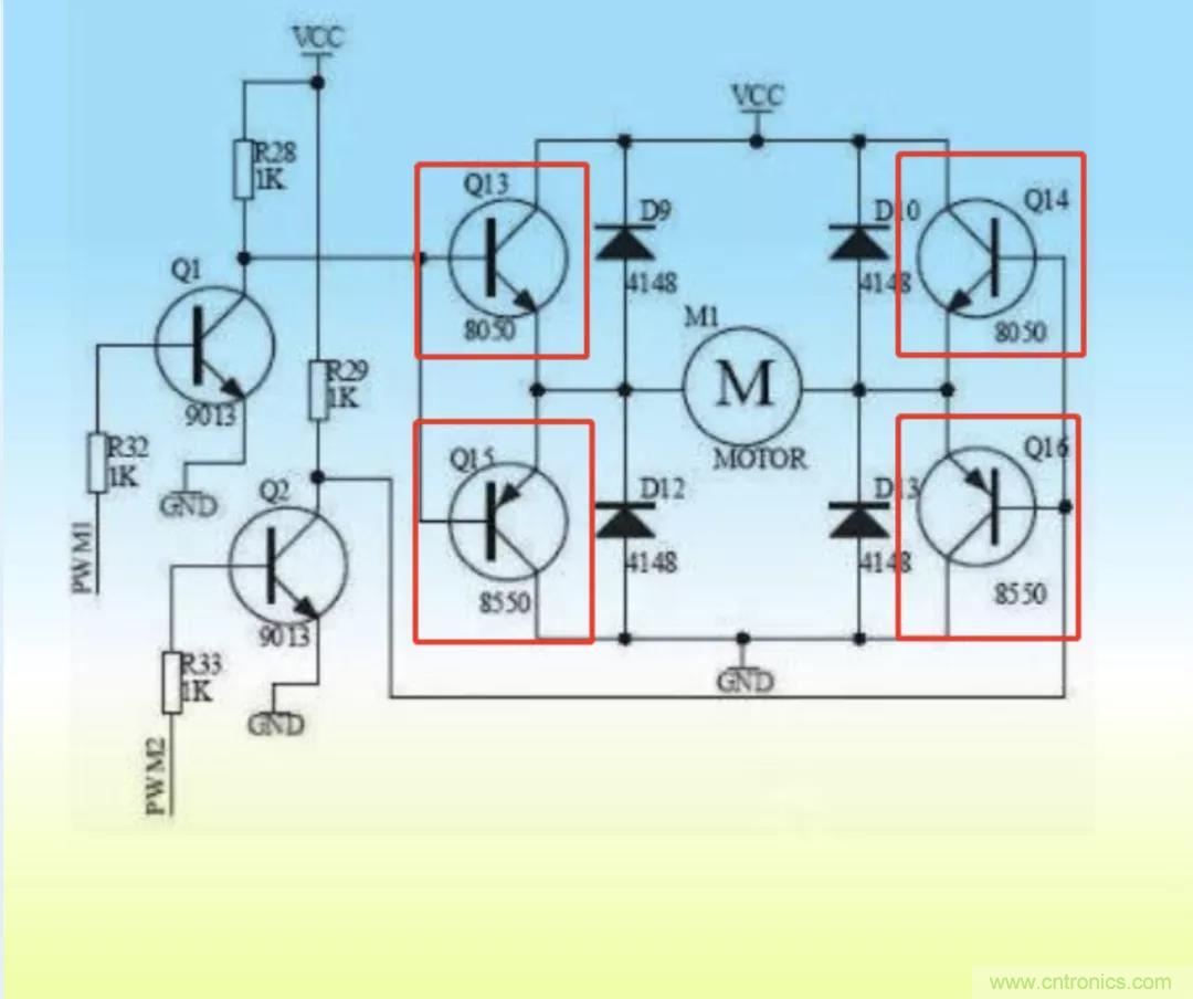 用H橋驅(qū)動直流電機(jī)的效率計算方法 用H橋驅(qū)動直流電機(jī)的效率計算方法