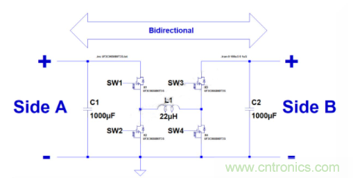 如何用碳化硅MOSFET設(shè)計(jì)雙向降壓-升壓轉(zhuǎn)換器？