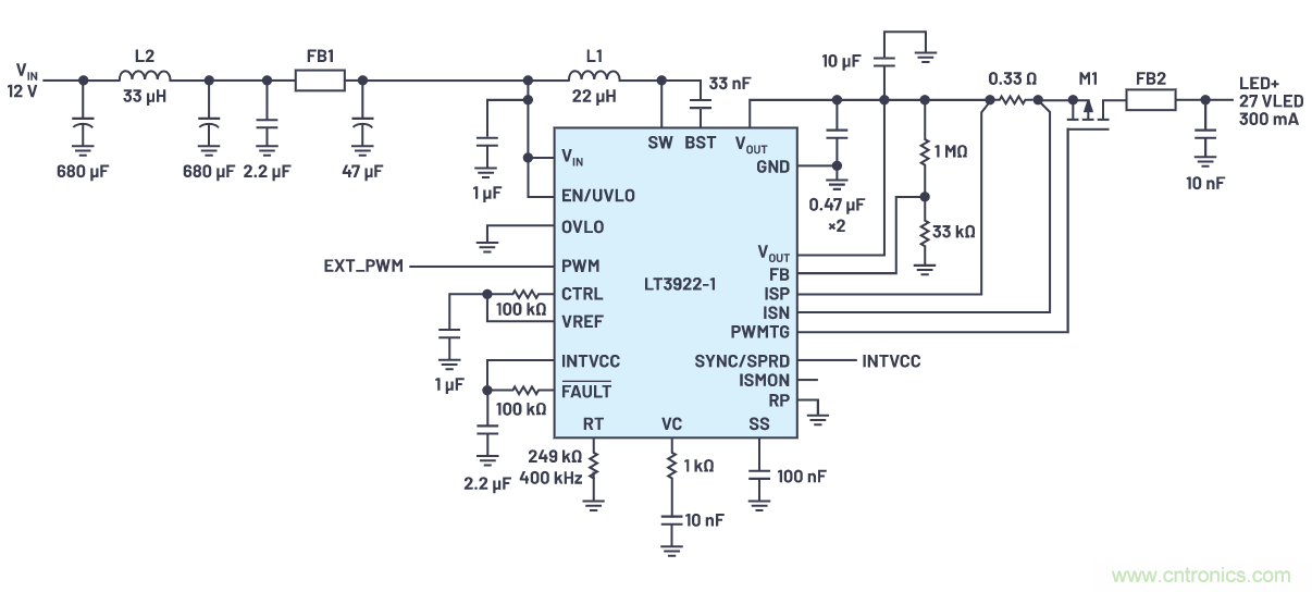 如何抑制來自開關(guān)電源的復(fù)雜的FM頻段傳導(dǎo)輻射？