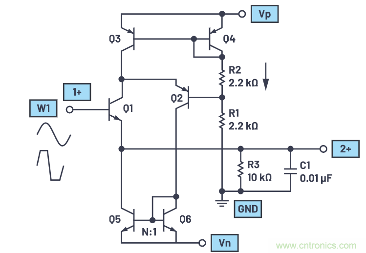 ADALM2000實驗:發(fā)射極跟隨器(BJT)
