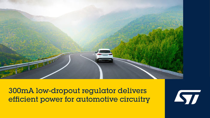 電池壽命守護(hù)者:意法半導(dǎo)體推出專為長續(xù)航設(shè)計(jì)的車規(guī)線性穩(wěn)壓器 電池壽命守護(hù)者:意法半導(dǎo)體推出專為長續(xù)航設(shè)計(jì)的車規(guī)線性穩(wěn)壓器