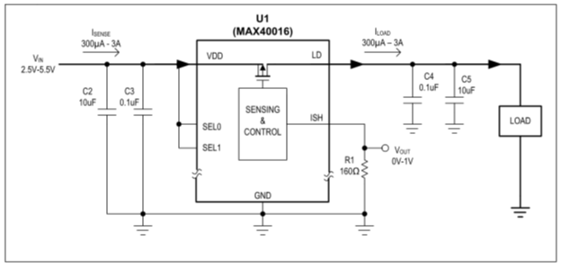 擴(kuò)大40年期電源電壓范圍，從<300uA到3A無(wú)電阻電流檢測(cè)解決方案