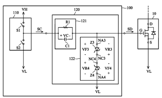 氮化鎵柵極驅(qū)動專利：RC負(fù)偏壓關(guān)斷專利技術(shù)之臺達電子篇
